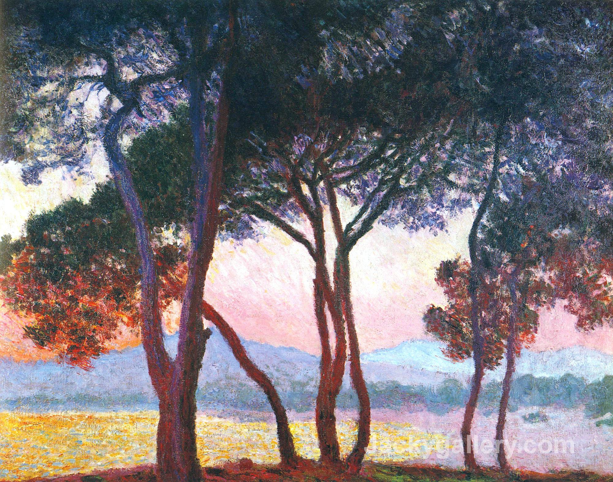 Juan-les-Pins by Claude Monet paintings reproduction